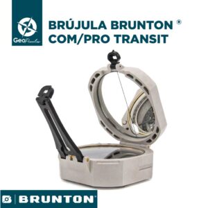 Brújula Brunton ® Transit Com/Pro + estuche de cuero
