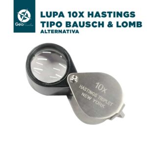 Lupa Hastings 10x , Tipo Bausch & Lomb lupa geológica geopixeles chile