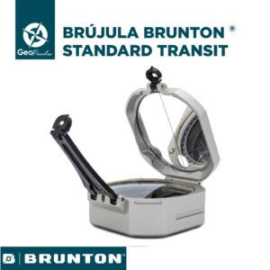 Brújula Brunton ® Standard Transit + estuche de cuero brújula brunton metálica